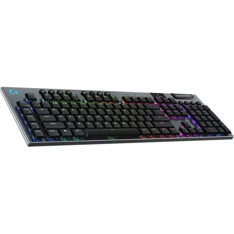 LOGITECH G915 X Lightspeed belaidė žemo profilio žaidimų klaviatūra – juoda – QWERTY US International – lytėjimo
