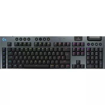 LOGITECH G915 X Lightspeed belaidė žemo profilio žaidimų klaviatūra – juoda – QWERTY US International – lytėjimo