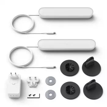 Philips Hue White and colour ambience Play šviesos juosta dviejų vienetų rinkinys