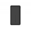 BELKIN BOOST↑CHARGE 10000 mAh nešiojamas powerbankas su USB-C 15W, dviem USB-A, 15cm USB-A į USB-C laidu, juodas