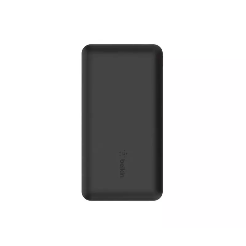 BELKIN BOOST↑CHARGE 10000 mAh nešiojamas powerbankas su USB-C 15W, dviem USB-A, 15cm USB-A į USB-C laidu, juodas