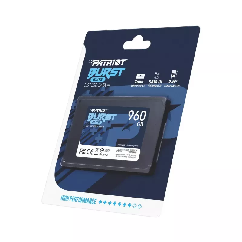 SSD diskas Patriot Memory 960 GB 2,5 colio SATA III PBE960GS25SSDR