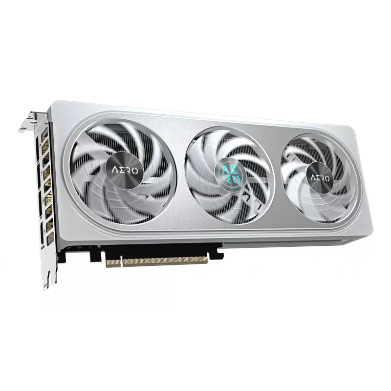 GIGABYTE GeForce RTX 5060 Ti AERO OC 16G vaizdo plokštė - 16 GB GDDR7, 128 bit, PCI-E 5.0, 2647 MHz, 3x DisplayPort, 1x HDMI, GV-N506TAERO OC-16GD