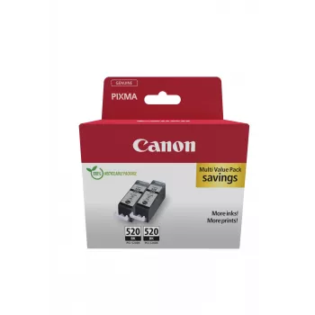 Kasetė Canon 2932B019 PGI-520 dviejų pakuotė juoda