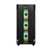 Korpusas CHIEFTEC GS-01B-OP Tower Juodas – grūdintas stiklas, RGB ventiliatoriai, ATX/Micro-ATX, GPU iki 320 mm