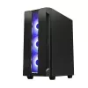 Korpusas CHIEFTEC GS-01B-OP Tower Juodas – grūdintas stiklas, RGB ventiliatoriai, ATX/Micro-ATX, GPU iki 320 mm