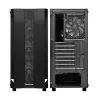 Korpusas CHIEFTEC GS-01B-OP Tower Juodas – grūdintas stiklas, RGB ventiliatoriai, ATX/Micro-ATX, GPU iki 320 mm