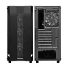 Korpusas CHIEFTEC GS-01B-OP Tower Juodas – grūdintas stiklas, RGB ventiliatoriai, ATX/Micro-ATX, GPU iki 320 mm