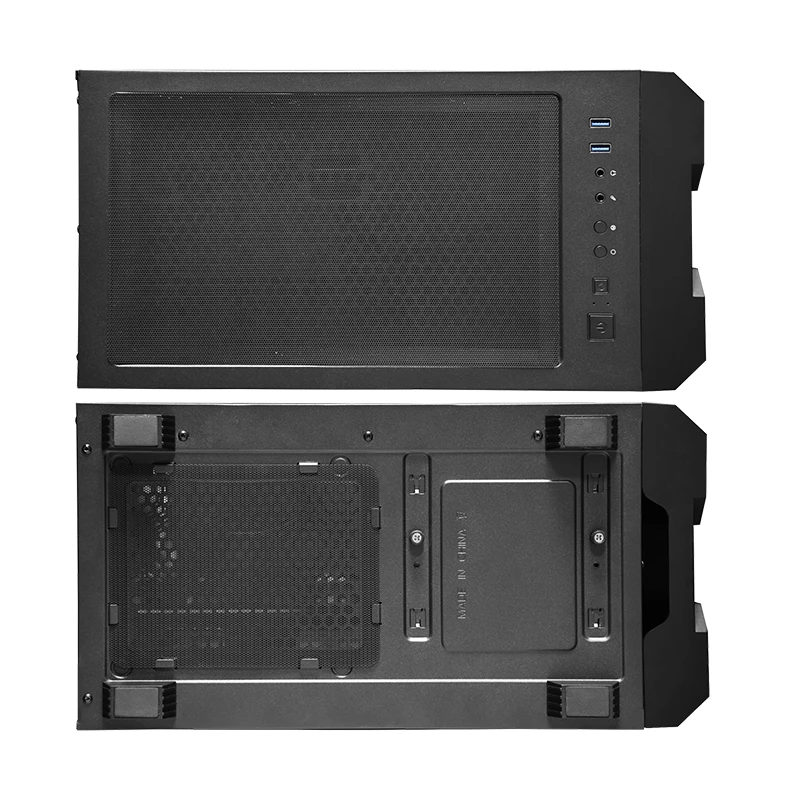 Korpusas CHIEFTEC GS-01B-OP Tower Juodas – grūdintas stiklas, RGB ventiliatoriai, ATX/Micro-ATX, GPU iki 320 mm