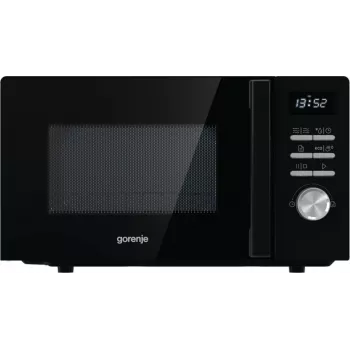 Mikrobangų krosnelė kombinuota Gorenje MO20A4BH – 20 l, 800 W, juoda, 5 galios lygiai