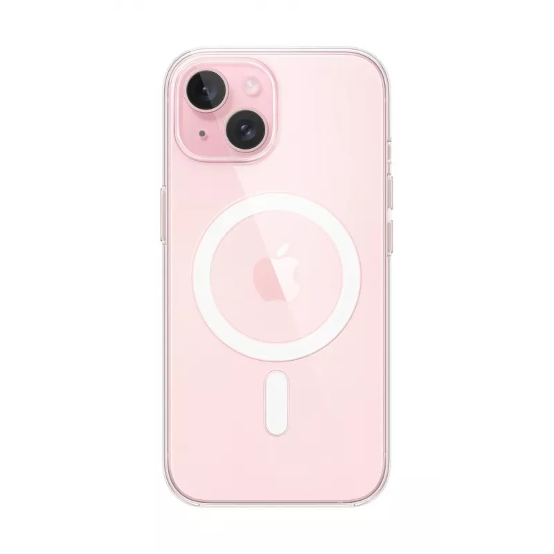 Apple iPhone 15 skaidrus dėklas su MagSafe – Clear Case