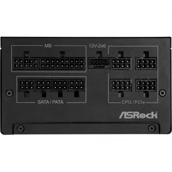 Maitinimo blokas ASROCK SL-1000G Steel Legend 1000 W 20+4 pin ATX 80 PLUS Gold Juoda
