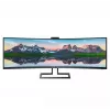 Philips P Line 32:9 SuperWide lenktas LCD monitorius 499P9H/00, 124 cm (48.8 colio), 5120 x 1440 pikselių, UltraWide Dual Quad HD, LCD, 5 ms, juodas