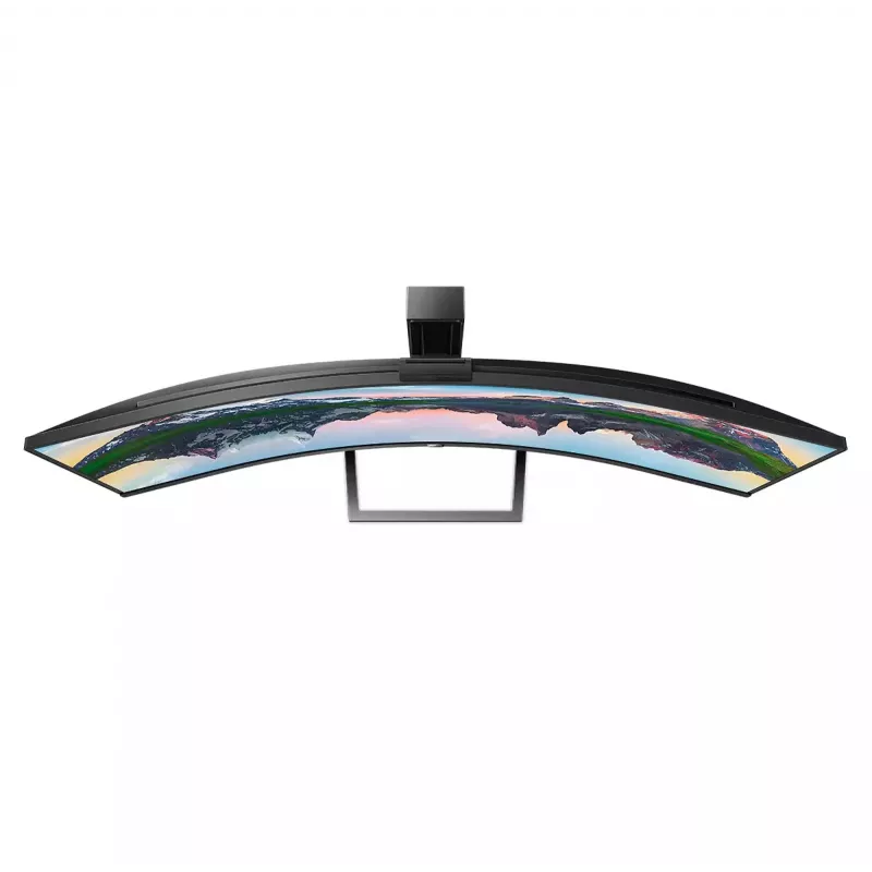Philips P Line 32:9 SuperWide lenktas LCD monitorius 499P9H/00, 124 cm (48.8 colio), 5120 x 1440 pikselių, UltraWide Dual Quad HD, LCD, 5 ms, juodas