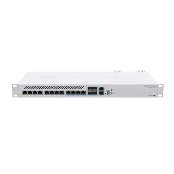 MIKROTIK CRS312-4C+8XG-RM debesinis maršrutizatorius ir jungiklis su OS 5L, 1U stovo tvirtinimo korpusas