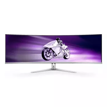 Philips Evnia 8000 49M2C8900L/00 monitorius 124,2 cm (48,9 colio) 5120 x 1440 pikselių Dual QHD QD-OLED baltas