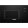 Įmontuojama solo mikrobangų krosnelė Bosch Serie 6 BFL554MB0 – 900 W, 25 L, sukamieji ir liečiamieji valdikliai, juoda