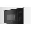 Įmontuojama solo mikrobangų krosnelė Bosch Serie 6 BFL554MB0 – 900 W, 25 L, sukamieji ir liečiamieji valdikliai, juoda