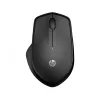 HP 285 belaidė tylioji pelė, ambidekstrinė, optinė, RF belaidė, 1200 DPI, juoda