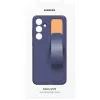 Dangtelis Samsung Galaxy S24 FE su stovu ir rankena, tamsiai mėlynas