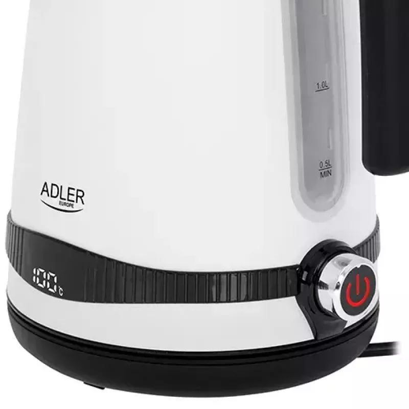 Elektrinis virdulys Adler 1,7 l 2200 W Baltas