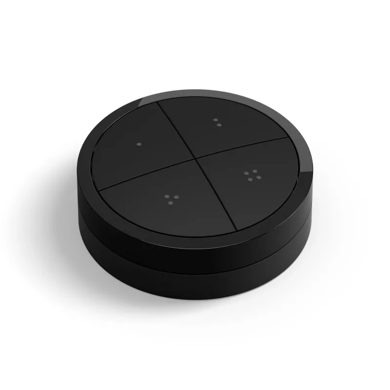 Philips Tap dial switch, belaidis, juodas, laisvai pastatomas/ant sienos, IP20, plastikas