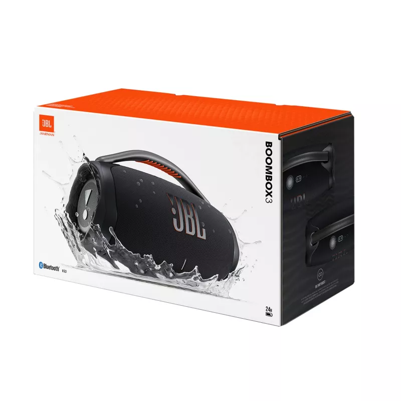 JBL BOOMBOX 3 juoda stereo nešiojama kolonėlė