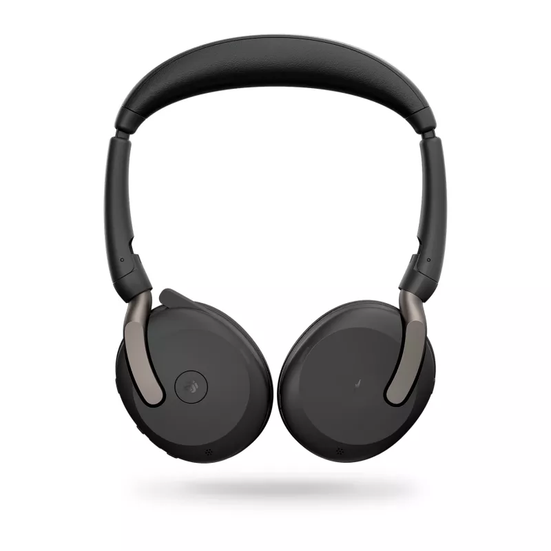 Jabra Evolve2 65 Flex - Link380a MS Stereo, belaidis ir laidinis, 20 - 20000 Hz, biurui / skambučių centrui, 136 g, ausinės, juodos