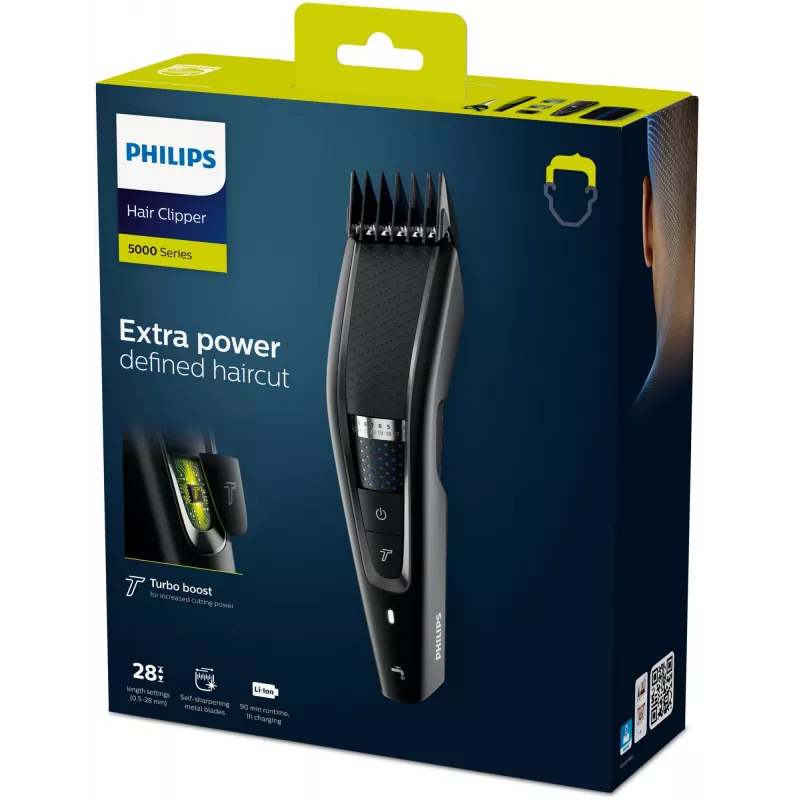 Philips 5000 serijos plaukų kirpimo mašinėlė HC5632/15