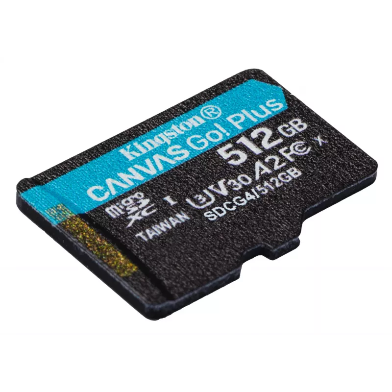 Kingston Canvas Go! Plus 512GB microSDXC A2 U3 V30 200MB/s