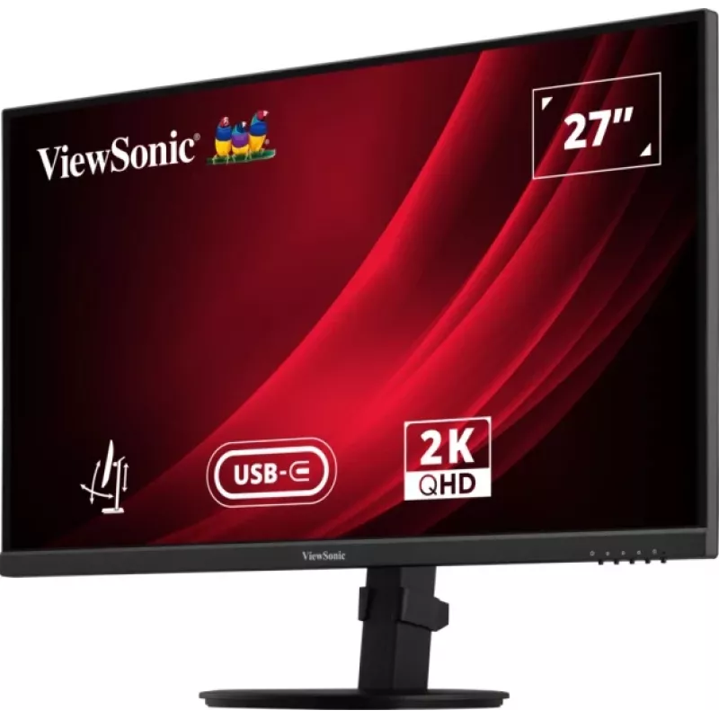Viewsonic VG serijos VG2709-2K-MHDU-2 kompiuterio monitorius 68.6 cm (27 col.) 2560 x 1440 pikselių Quad HD LED juodas