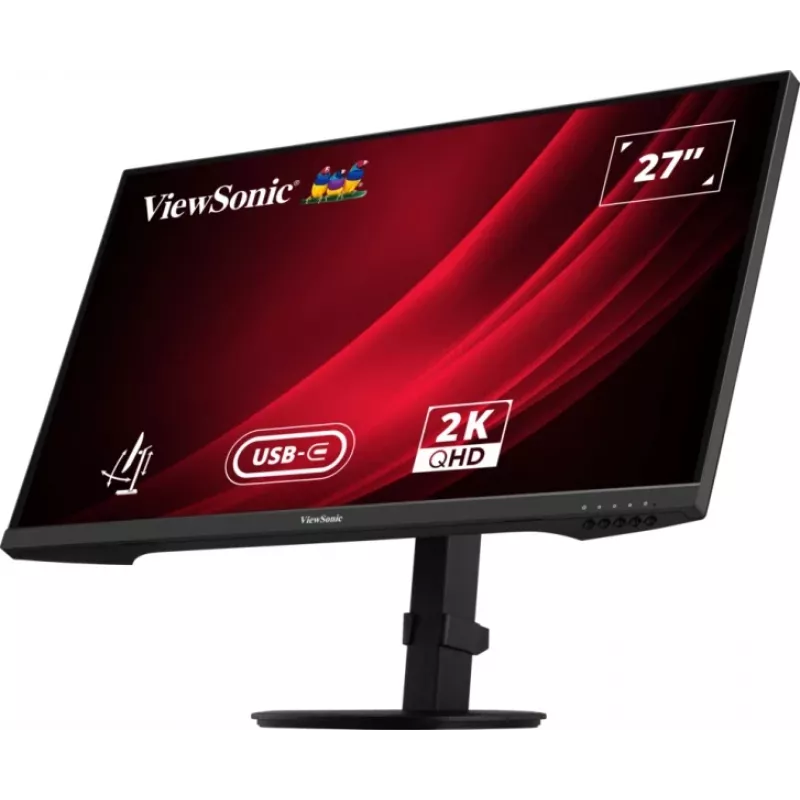 Viewsonic VG serijos VG2709-2K-MHDU-2 kompiuterio monitorius 68.6 cm (27 col.) 2560 x 1440 pikselių Quad HD LED juodas