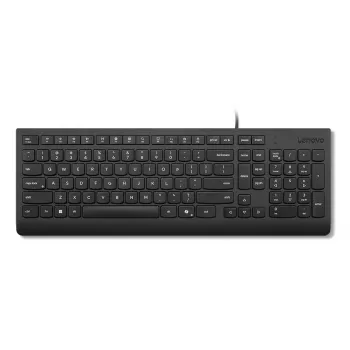 Lenovo 4Y41R64681 Pilno dydžio (100%) laidas USB klaviatūra, Šiaurės išdėstymas, juoda
