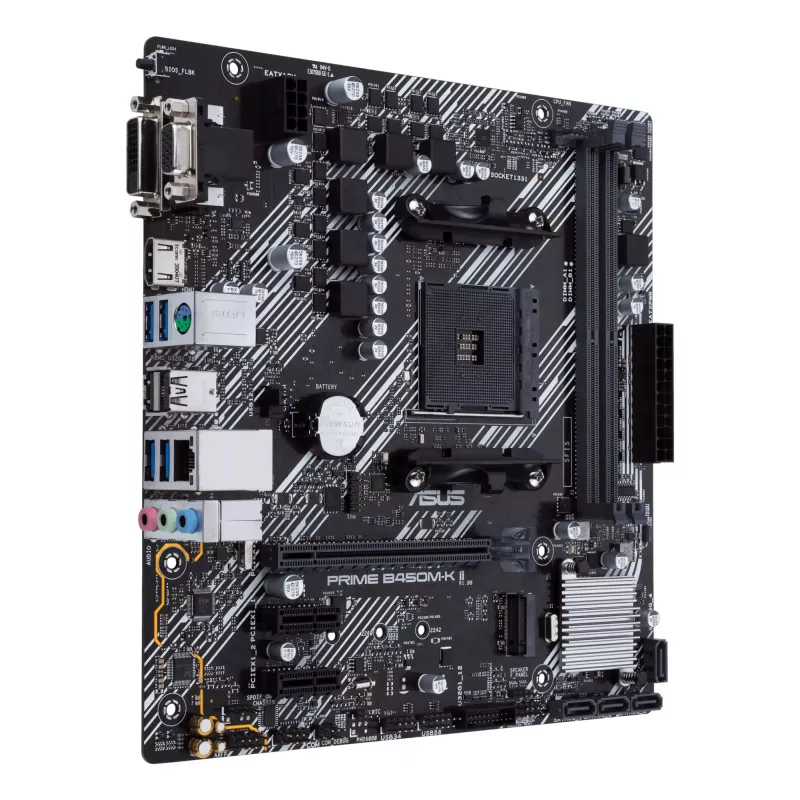ASUS Prime B450M-K II AMD B450 Socket AM4 micro ATX pagrindinė plokštė