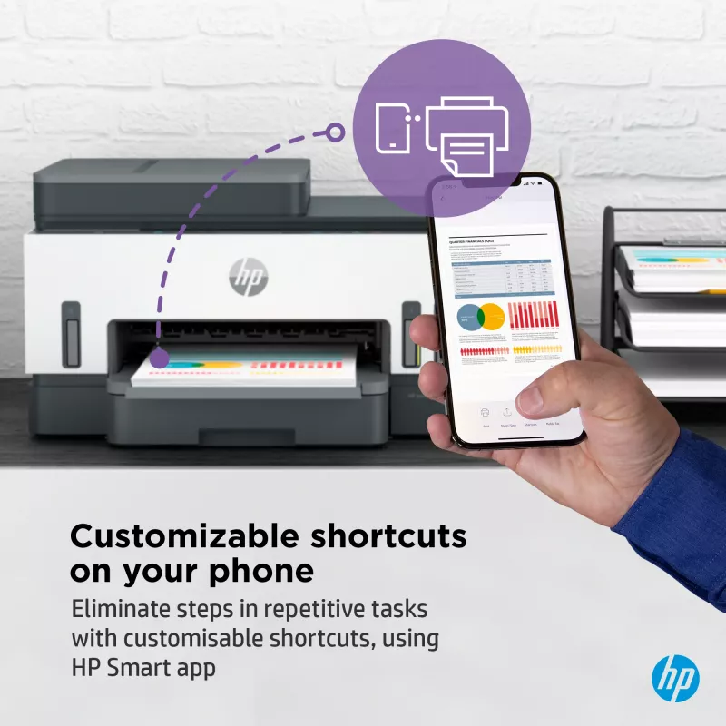 HP Smart Tank 7305 Belaidis Daugiafunkcis Spausdintuvas, Spalvotas, Dvipusis Spausdinimas; Kopijavimas, Skenavimas