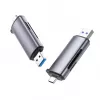 Ugreen CM185 50706 SD/microSD skaitytuvas su USB-A 3.0 ir USB-C jungtimis