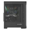 GENESIS Irid 505 ARGB Midi bokštas juodas, permatomas