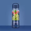 Sportinis blenderis NUTRIBULLET Portable 0,475 L, maitinamas baterija, nerūdijančio plieno peiliai, Tritan dubuo, tamsiai mėlynas