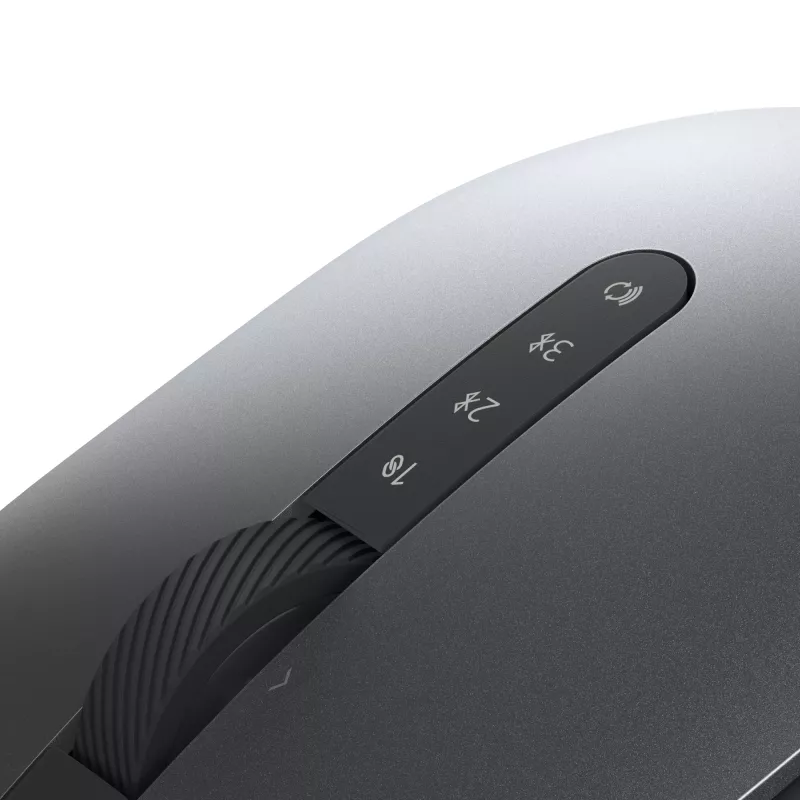 DELL Pro Plus Mouse - MS5320W, dešinei rankai, optinis, RF belaidis + Bluetooth, 1600 DPI, pilka, titano