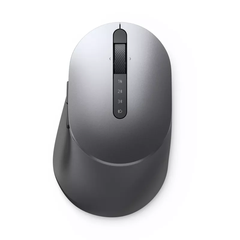 DELL Pro Plus Mouse - MS5320W, dešinei rankai, optinis, RF belaidis + Bluetooth, 1600 DPI, pilka, titano