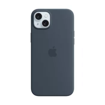 APPLE Silikoninis dėklas su MagSafe iPhone 15 Plus Storm Blue