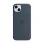 APPLE Silikoninis dėklas su MagSafe iPhone 15 Plus Storm Blue