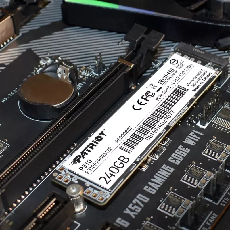 PATRIOT MEMORY SSD 240GB P310 (PCI-E 3.0 x4, NVMe 1.3, M.2 2280)