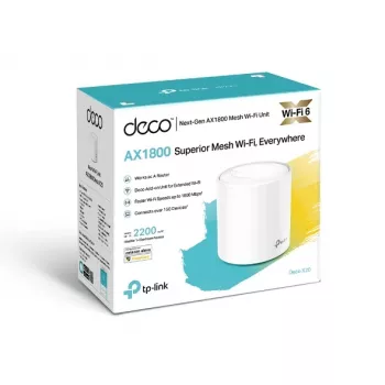 TP-Link Deco X20 AX1800 Wi-Fi 6 viso namo tinklo sistema (1 paketas)