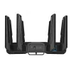 ASUS ROG Rapture GT-BE19000 belaidis maršrutizatorius, Wi-Fi 7, trijų juostų (2.4 GHz / 5 GHz / 6 GHz), Multi-Gigabit Ethernet, juodas/raudonas