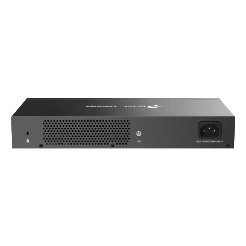 Valdomas L2 Gigabit Ethernet Switch TP-Link Omada ES216G — 16 x RJ-45 10/100/1000, 32 Gbit/s, 8000 MAC, juodas, montuojamas į stelažą