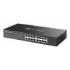 Valdomas L2 Gigabit Ethernet Switch TP-Link Omada ES216G — 16 x RJ-45 10/100/1000, 32 Gbit/s, 8000 MAC, juodas, montuojamas į stelažą
