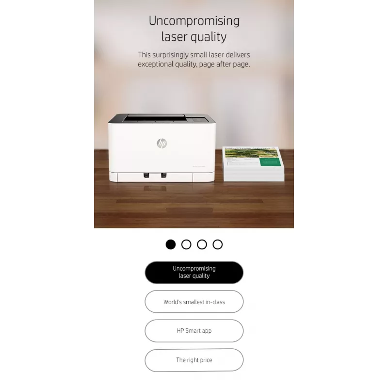 HP Color Laser 150nw spalvotas lazerinis spausdintuvas, 600 x 600 DPI, A4, 18 ppm, automatinis dvipusis spausdinimas