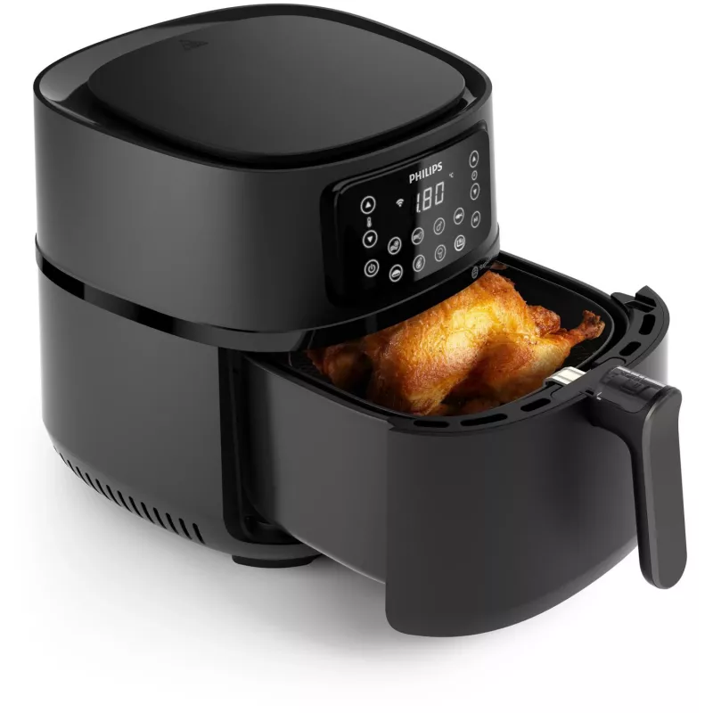 Philips 5000 serijos oro gruzdintuvė HD9285/90 XXL Connected, karšto oro gruzdintuvė, 7.2 L, 1.4 kg, Rapid Air, 40 °C, 200 °C