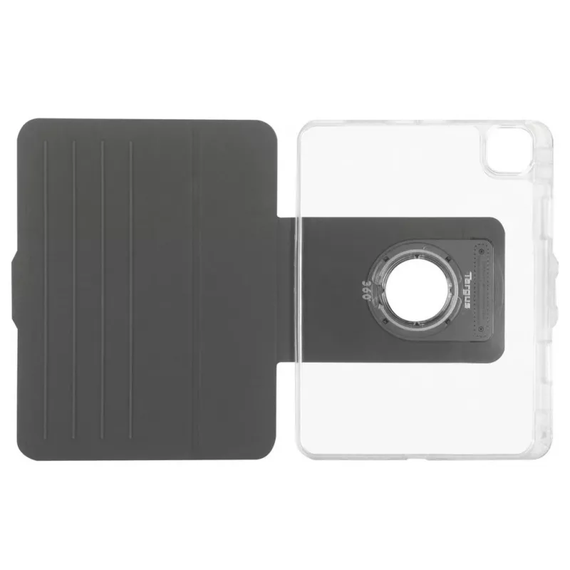 Targus THZ953GL VersaVu Clear Case planšetinio kompiuterio dėklas-knyga 27,9 cm (11 colių), skirtas iPad Air 11 / 10,9 ir iPad Pro 11, PC/TPU, permatomas